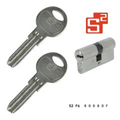 Extra sleutel voor S2 veiligheidscilinders F6 SKG2