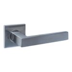 Intersteel deurklink Q 05 op rozet verdekt 53x53x6mm rvs