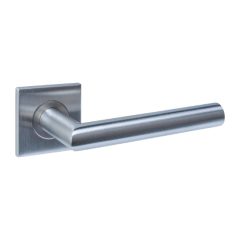 Intersteel deurklink Q 04 op rozet verdekt 53x53x6mm rvs