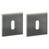 Intersteel sleutelrozetten verdekt 53x53x6mm rvs