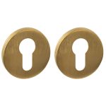 Intersteel cilinderrozetten verdekt ø52x6mm pvd messing mat