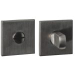 Intersteel wc-sluiting verdekt 53x53x6mm met stift 6-8mm pvd antraciet