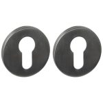 Intersteel cilinderrozetten verdekt ø52x6mm pvd antraciet