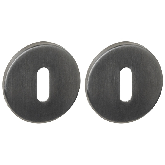Intersteel sleutelrozetten verdekt ø52x6mm pvd antraciet
