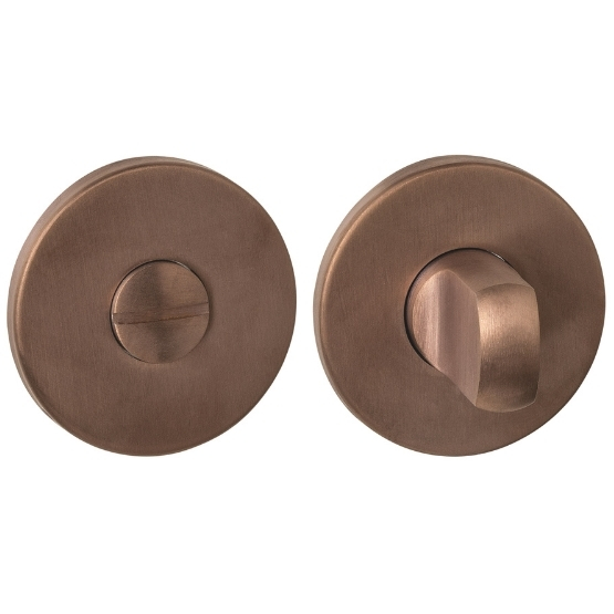 Intersteel wc-sluiting verdekt ø52x6mm met stift 6-8mm pvd brons