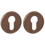 Intersteel cilinderrozetten verdekt ø52x6mm pvd brons