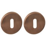 Intersteel sleutelrozetten verdekt ø52x6mm pvd brons