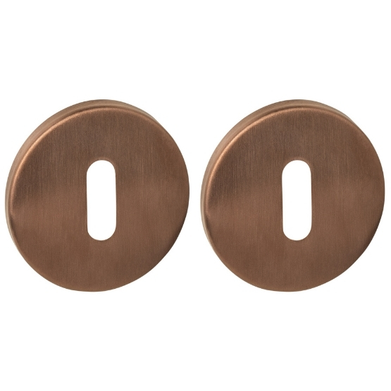 Intersteel sleutelrozetten verdekt ø52x6mm pvd brons