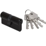 Profielcilinder Standaard 30/30 zwart inclusief 5 sleutels