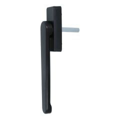 ODShop vlakke draaikiepgarnituur aluminium zwart