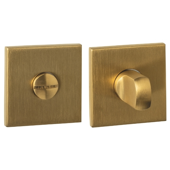 Intersteel wc-sluiting verdekt 53x53x6mm met stift 6-8mm pvd messing mat