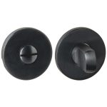 Intersteel wc-sluiting verdekt ø52x6mm met stift 6-8mm pvd zwart