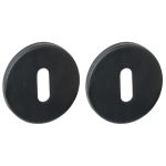 Intersteel sleutelrozetten verdekt ø52x6mm pvd zwart