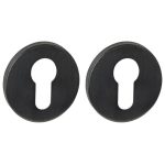 Intersteel cilinderrozetten verdekt ø52x6mm pvd zwart