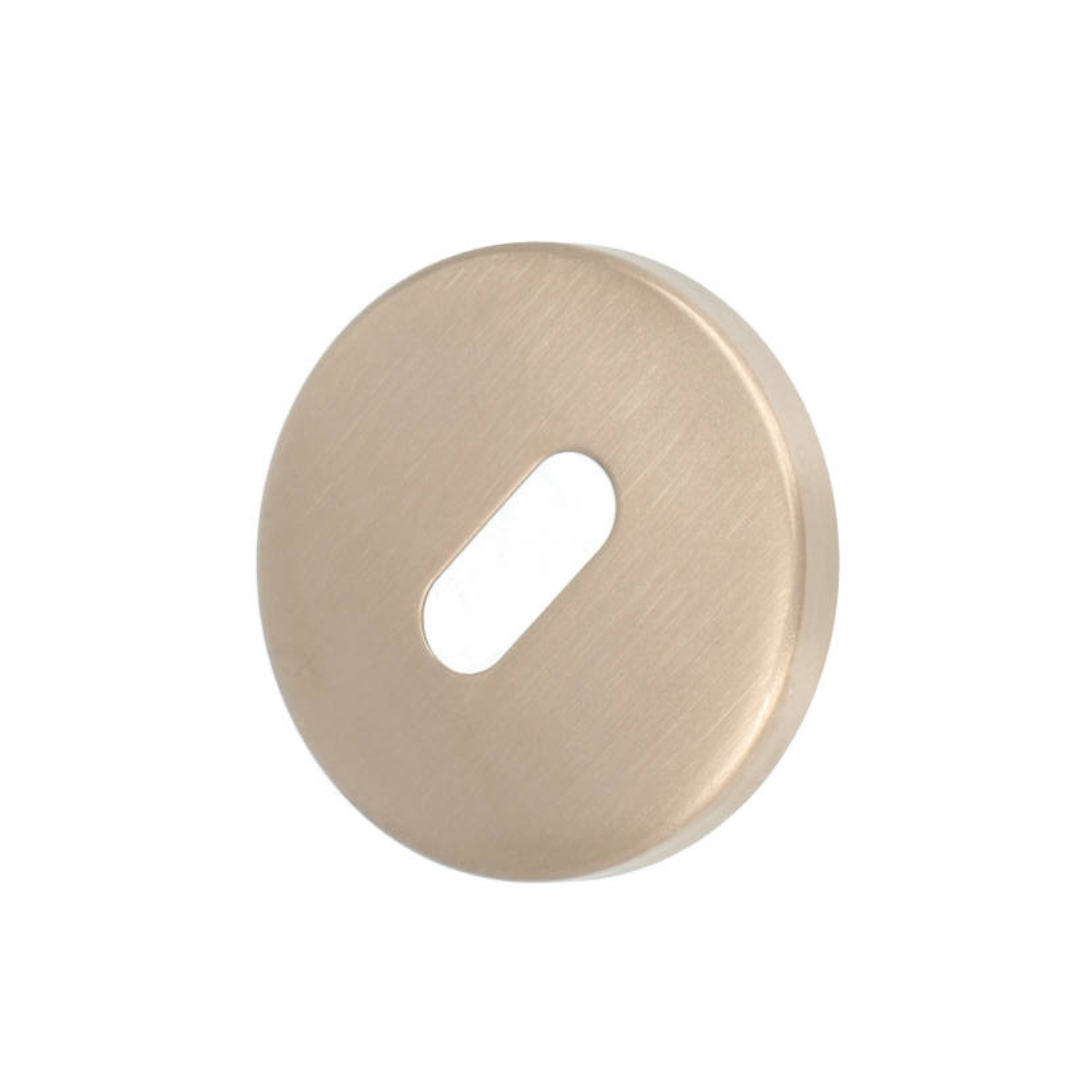 Sleutelplaatje BASIC LBN50 6 mm PVD licht brons - Afbeelding 4