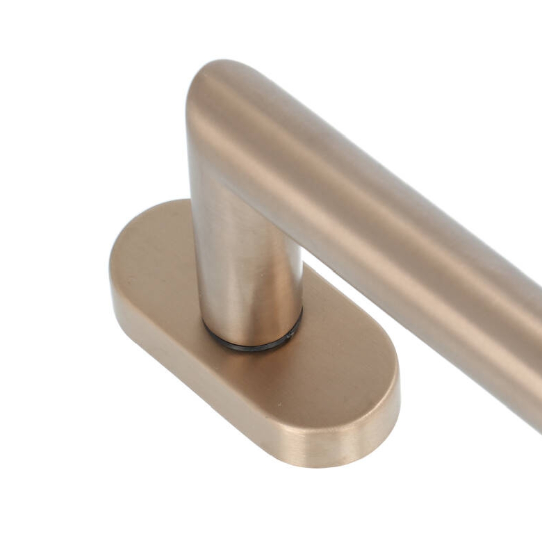 Draaikiepgarnituur BASIC LBII-19DK-O PVD licht brons - Afbeelding 3