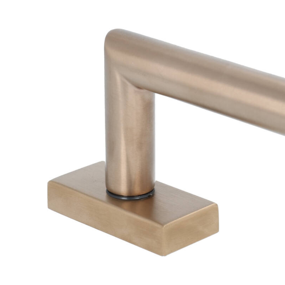 Draaikiepgarnituur BASIC LBII-19DK-Q PVD licht brons - Afbeelding 3