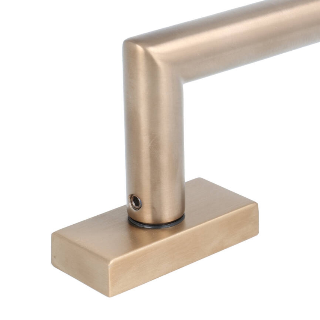 Draaikiepgarnituur BASIC LBII-19DK-Q PVD licht brons - Afbeelding 4