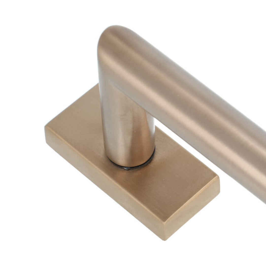 Draaikiepgarnituur BASIC LBII-19DK-Q PVD licht brons - Afbeelding 5