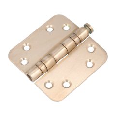 Kogellagerscharnier 7676 mm ronde hoek PVD licht brons