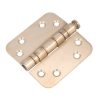 Kogellagerscharnier 8989 mm ronde hoek PVD licht brons