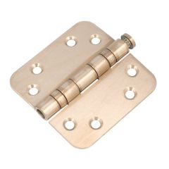 Kogellagerscharnier 8989 mm ronde hoek PVD licht brons