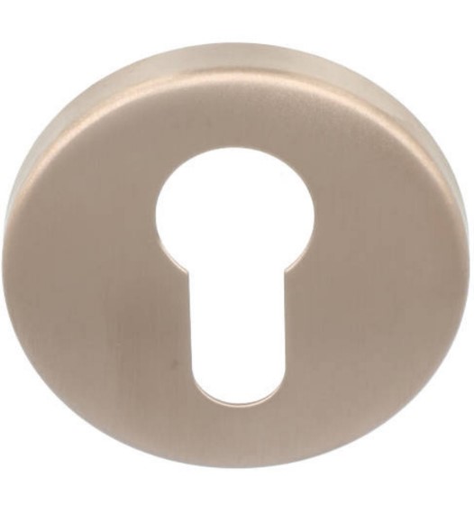 PC-Plaatje Rond PVD licht brons