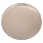 Blindplaatje Rond verdekt PVD licht brons
