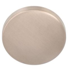 Blindplaatje Rond verdekt PVD licht brons