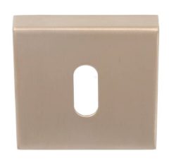 Sleutelplaatje Vierkant 53x53x10 PVD licht brons