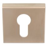 PC-Plaatje Vierkant 53x53x10 PVD licht brons