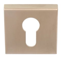 PC-Plaatje Vierkant 53x53x10 PVD licht brons