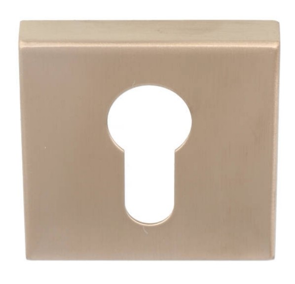 PC-Plaatje Vierkant 53x53x10 PVD licht brons