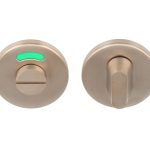 WC-Sluiting Rond PVD licht brons