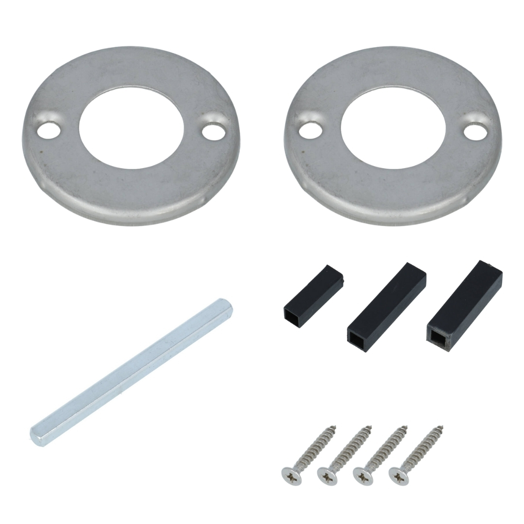 WC-Sluiting 8 mm rond verdekt blind PVD licht brons - Afbeelding 2