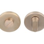WC-Sluiting 8 mm rond verdekt blind PVD licht brons