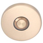 Beldrukker Rond PVD licht brons
