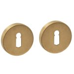 Intersteel sleutelrozetten verdekt ø53x9mm PVD messing getrommeld