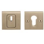 SKG3 Veiligheid-rozet BASICS BSQVEIL met kerntrekbeveiliging vierkant PVD licht brons