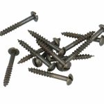 200 stuks bolkopschroef 1,5 x 14 messing antiek