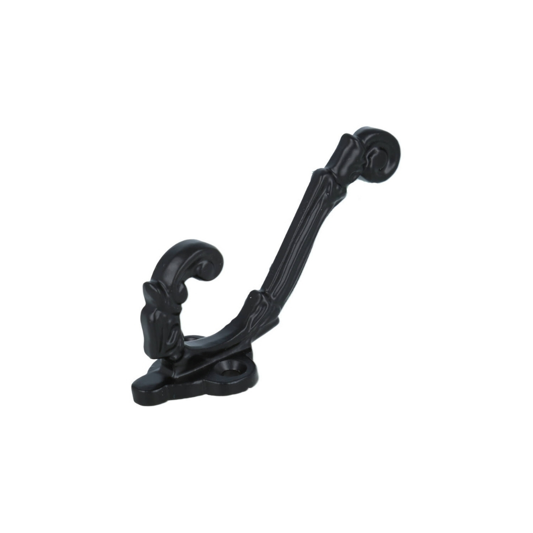 Hoed en jashaak bewerkt klein 82 mm ijzer zwart - Afbeelding 4