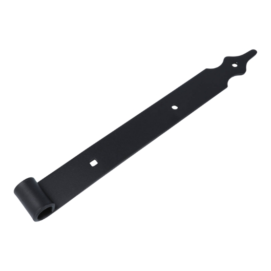 Duimheng rustica 600 mm mat zwart