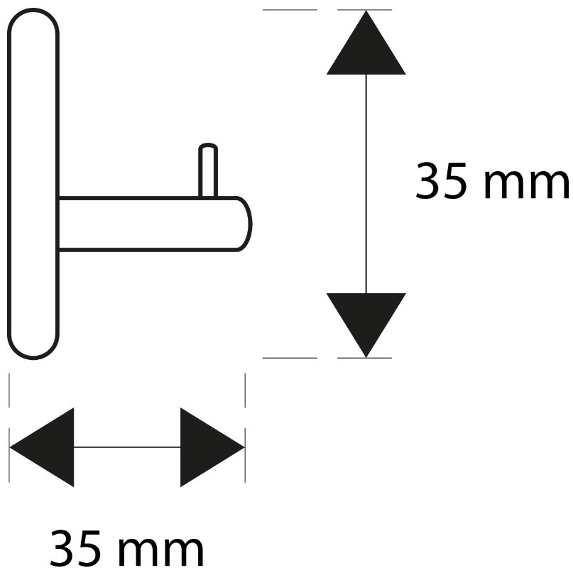 Starx jashaak enkel 35 mm rvs - Afbeelding 2