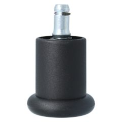 Bureaustoel glijder 50x53mm cilindrisch zwart