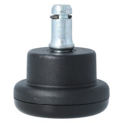 Bureaustoel glijder 50x32mm cilindrisch zwart