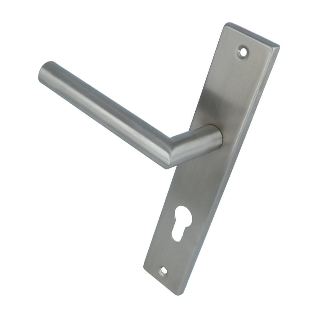 ODShop poortdeur set met beslag, slot PC72 en cilinder rvs - Afbeelding 2