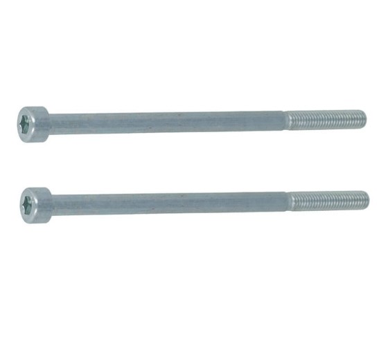 Set van 2 bouten M5x90 tbv Nova en Quattro veiligheidsrozet voor deurdikte 80-87 mm