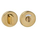 Intersteel wc-sluiting verdekt ø53x10mm met stift 8x8mm PVD messingkleur