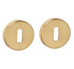 Intersteel sleutelrozetten verdekt ø53x9mm PVD messingkleur