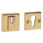 Intersteel SKG3 veiligheidsrozetten vierkant 54x54x12mm met kerntrekbeveiliging PVD messingkleur